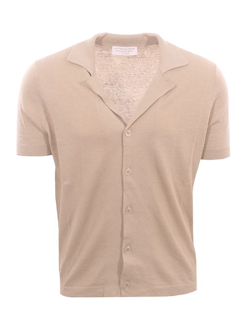 cotton and linen polo shirt LA BOTTEGA DEL CASHMERE | 87189451